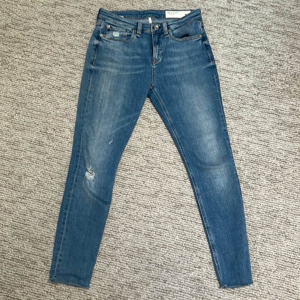 Rag & Bone “Cate” Mid-Rise Skinny